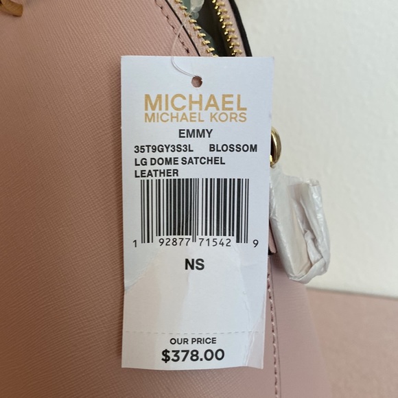 Michael Kors | Blush Pink Large Leather Handbag | NWT - Picture 5 of 5